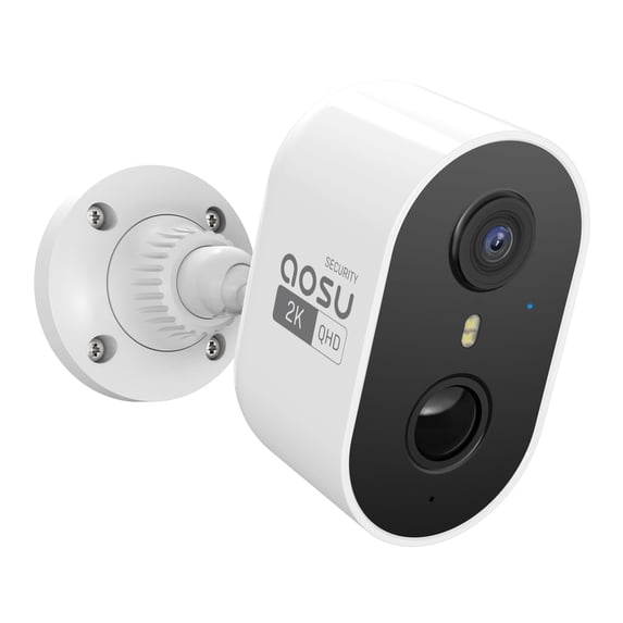 aosu 2K QHD 3.0-MP Wi-Fi Outdoor AI-Smart Security Camera, Battery ...