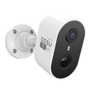 aosu 2K QHD 3.0-MP Wi-Fi Outdoor AI-Smart Security Camera, Battery Powered, with PIR Motion Detection, 2-Way Audio, and Spotlight, C6L2BA11