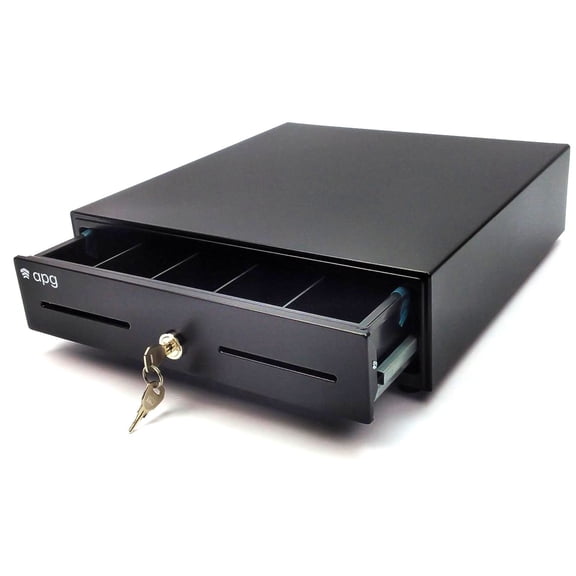 APG Arlo Point of Sale Cash Drawer 4 Bill 5 Coin Lockable EKDS320-1-B330-A11