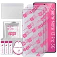 thumbnail image 1 of apgo [3-Pack] Ultra-Clear Hybrid protective glass compatible with Xiaomi Redmi Note 13 5G, flexible nano glass, great replacement for tempered glass, scratch-resistant, full glue, 1 of 4