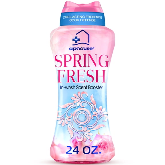 aphouse Laundry Scent Booster Beads, 24 oz, Fresh Floral Scent, In-Wash Fragrance Booster for Clothes
