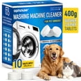 thumbnail image 1 of aphouse Pet Owner's Washing Machine Cleaner, Dog and Cat Odor Eliminator, Compatible with HE, 10 Count, 400g, 1 of 7