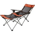 thumbnail image 1 of apollo walker Camping Chairs Beach Chairs Mesh Folding Reclining for Adults Portable Chairs Outdoor Lounger with Footrest,for Fishing,Picnics, 1 of 7