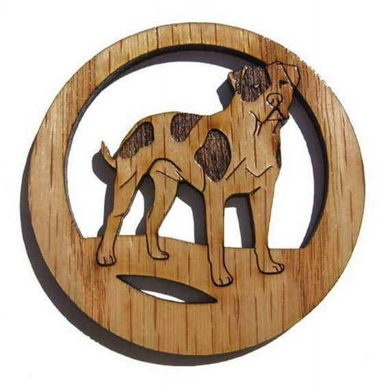 ' Laser-Etched American Bulldog Magnets - Set of 6