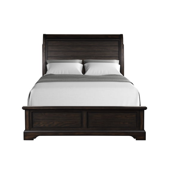 -appearing King Bed With Veneers And Pine Solid Pine, Charming Style