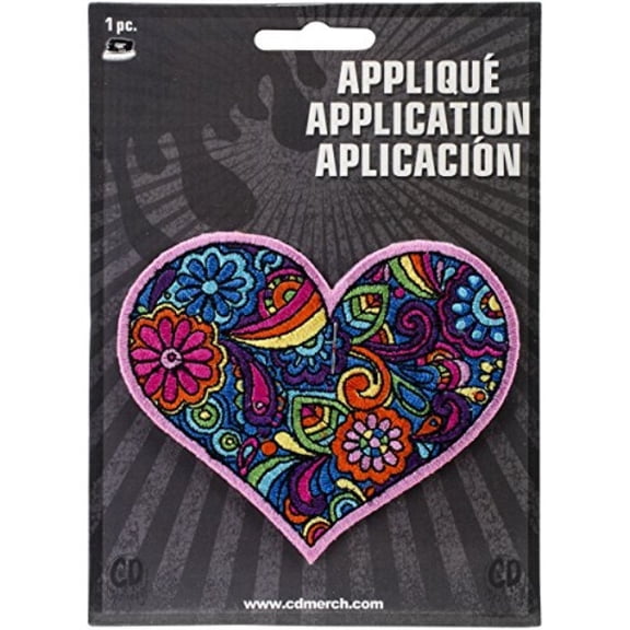 application dsx love paisley heart patch