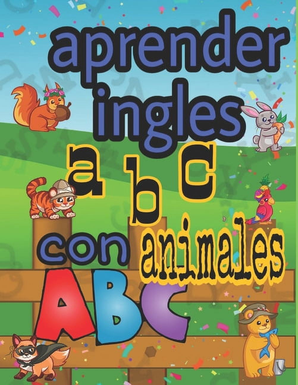 aprender ingles abc con animales : Mi primer libro para colorear para ...