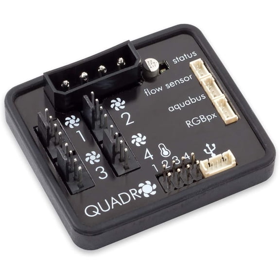aquacomputer quadro fan controller for pwm-fans