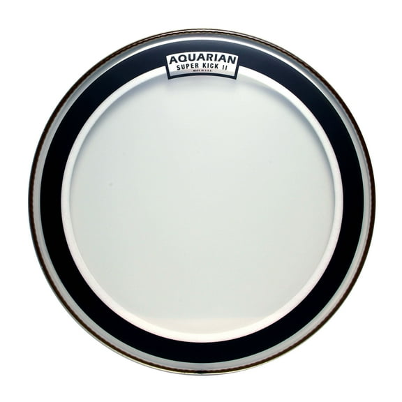 aquarian drumheads skii16 super-kick ii double ply 16-inch bass drum head