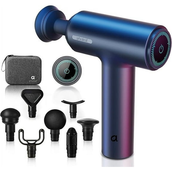 Arboleaf Deep Tissue Massage Gun - Professional Percussion Muscle Massager with 6 Speeds, Portable Travel Case, FSA/HSA Eligible - Gift for Athletes, Pain Relief & Recovery