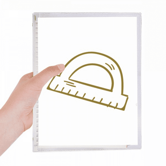 arc length ruler notebook loose diary refillable journal statiry