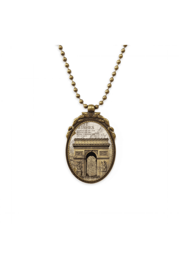 arch of triumphal best paris antique necklace vintage bead pendant keychain