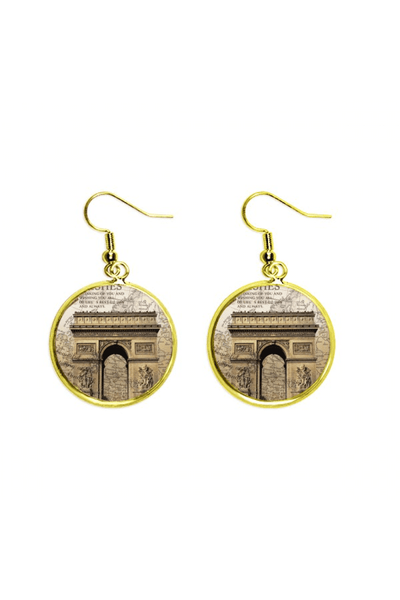 arch of triumphal best paris earring dangle en drop earring jewelry woman