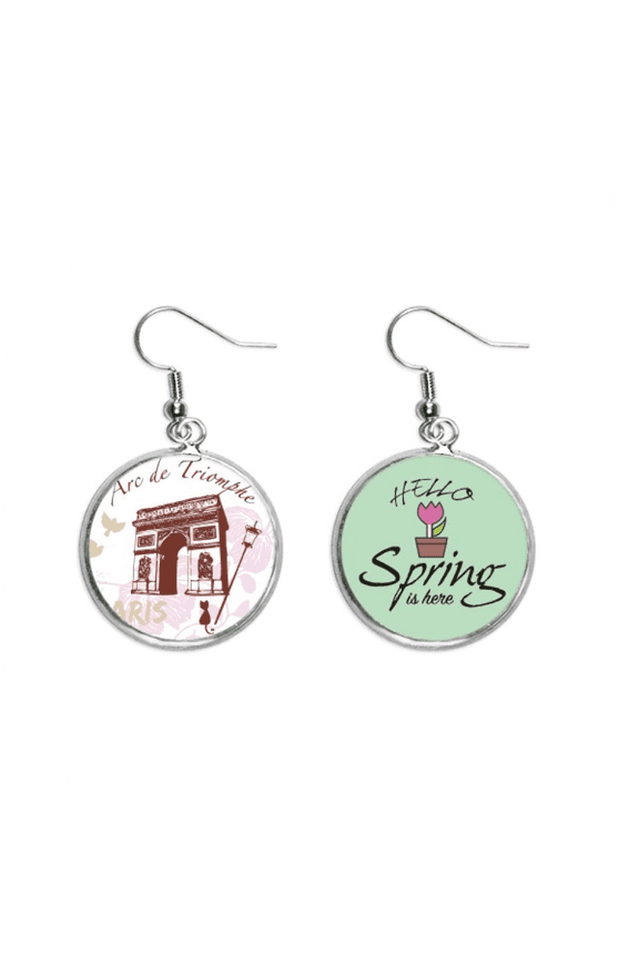 arch of triumphal france paris landmark decoration dangle season sp earring jewelry