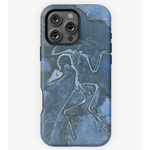 archaeopteryx in blue GA5545 Phone Case for iPhone 11 to 17 Pro Max