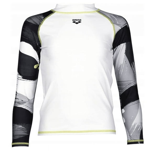 arena Boys' Standard Uv Protection Long Sleeve Shirt Rash Allover - Size: JUNIOR 24