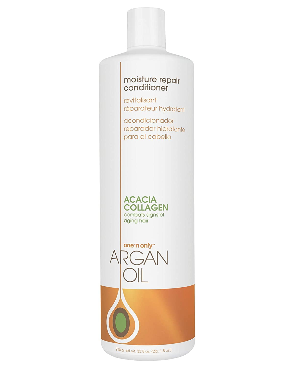 Argan Oil Moisture Repair Conditioner, Helps Detangle And Smooth Damaged Hair Cuticle To Improve