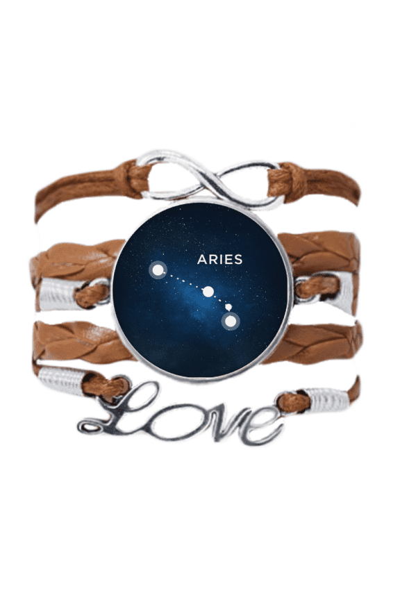 aries constellation zodiac sign bracelet love chain ornament wristband