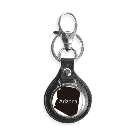 arizona the united states of amemap key link chain keyholder finder hook metal