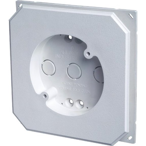 arlington industries 8141f siding mounting block, 10-pack, white