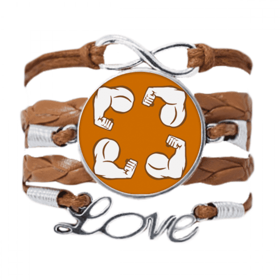arm fist power cycle art deco fashion bracelet chain ornament wristband