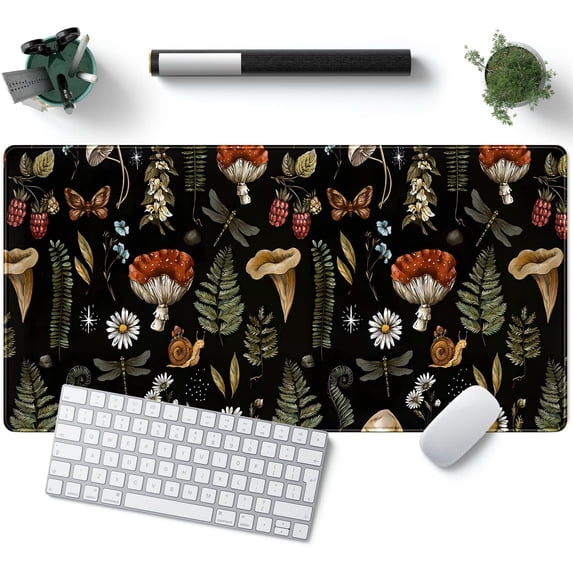 armdgodx Lycra Cloth Cottage Core Aesthetic Mouse Pad, Multi-color