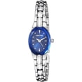 thumbnail image 1 of armitron women's 75/3313blsv sapphire blue and silver-tone bracelet watch, 1 of 4