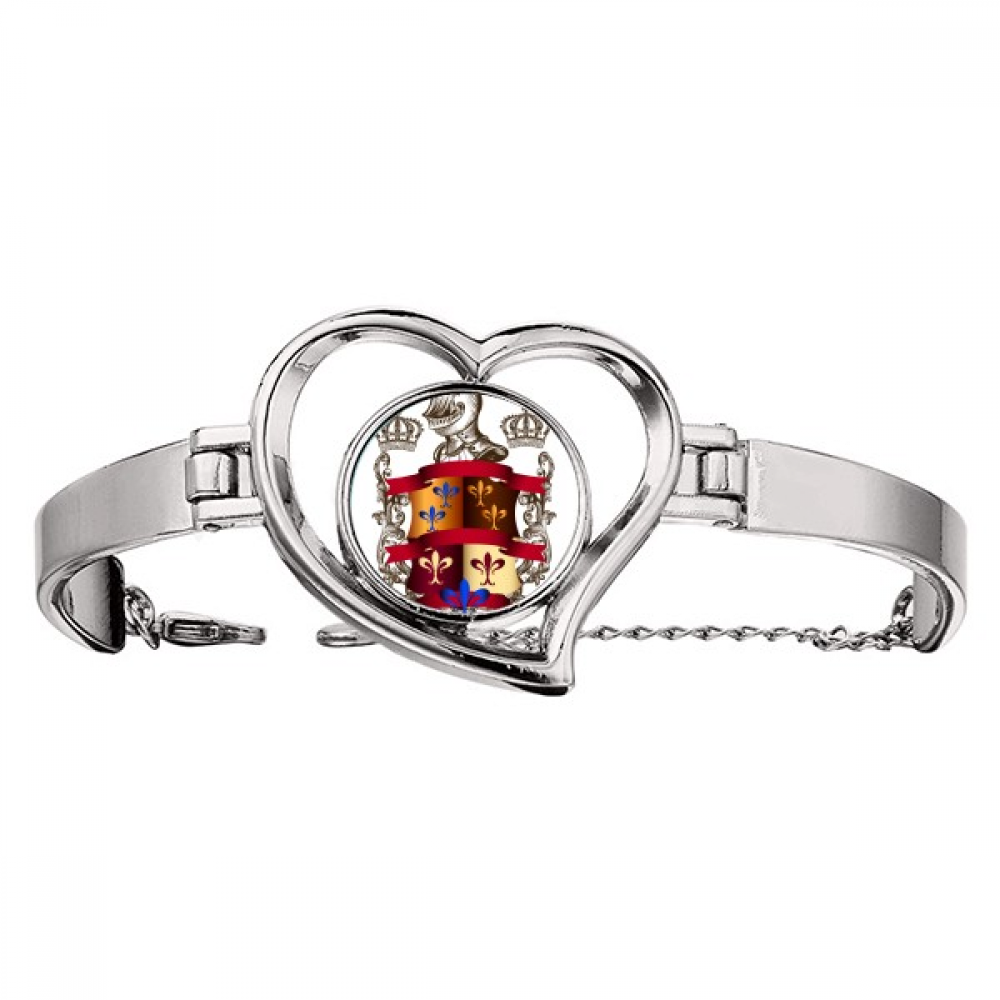 armor emblem medieval knights of eu bracelet heart jewelry wire bangle ...