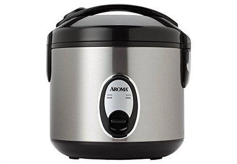 aroma 8 cup rice cooker stainless steel arc904sb 52059149