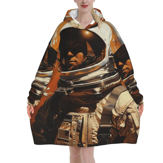 art Oversized blanket hoodie, blanket sweatshirt, warm and cuddly print