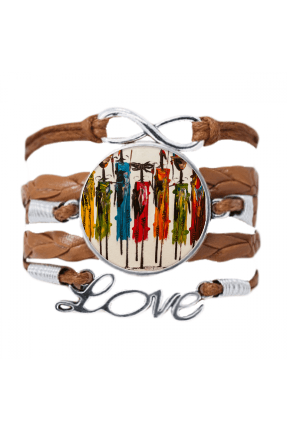 art african black warrior bracelet love chain ornament wristband