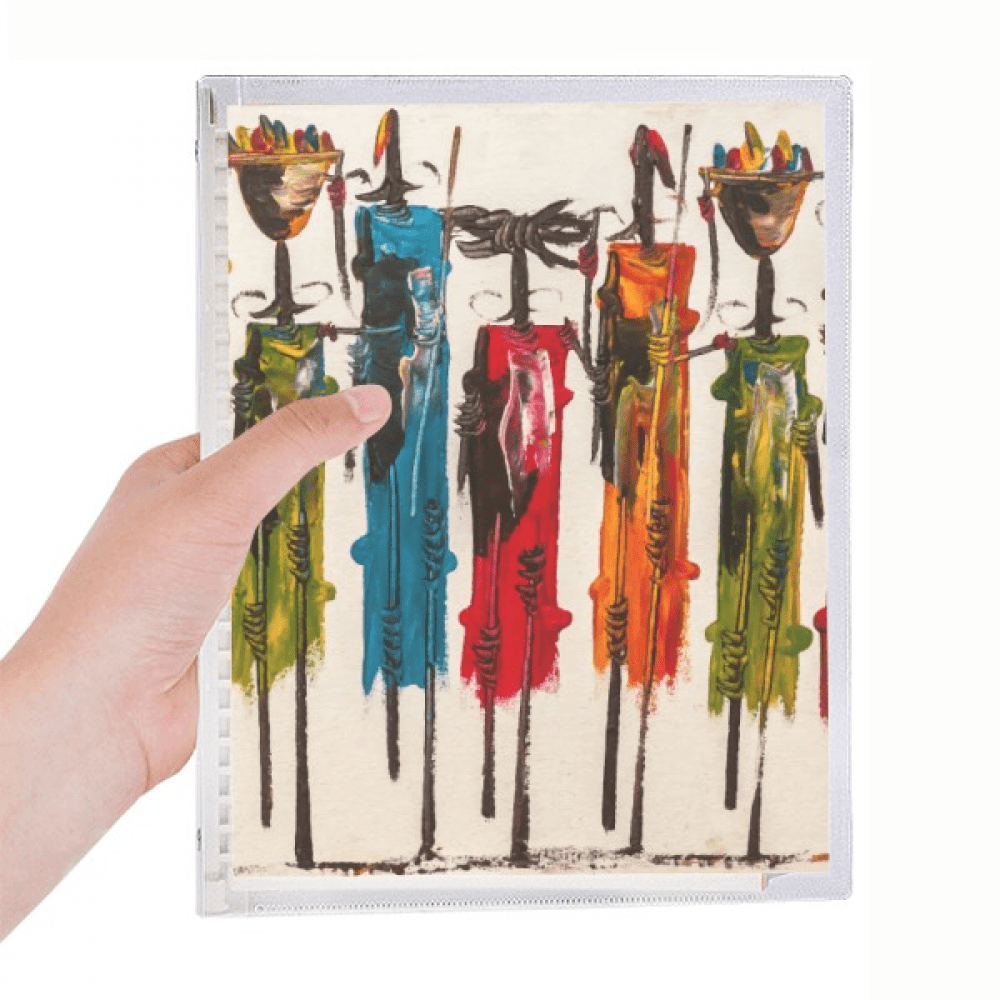 art african black warrior notebook loose diary refillable journal statiry