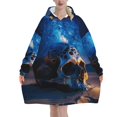 art closeup Adults can wear blanket hoodiesushi oversized sweatshirt