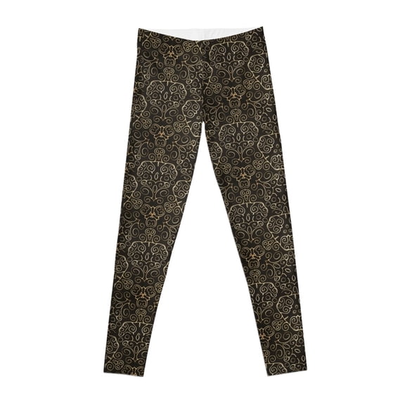 art24k Paris gold 3 Leggings Sports female leggins push up woman Womens Leggings