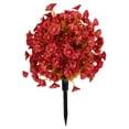 thumbnail image 1 of artificial flowers for outdoors, artificial flowers, Dienrx Fall Artificial Topiary Trees Shrubs Topiary Faux Flowers for Outdoor Artificial Outdoor Shrubs, 1 autumn ground artificial flower, 1 of 1