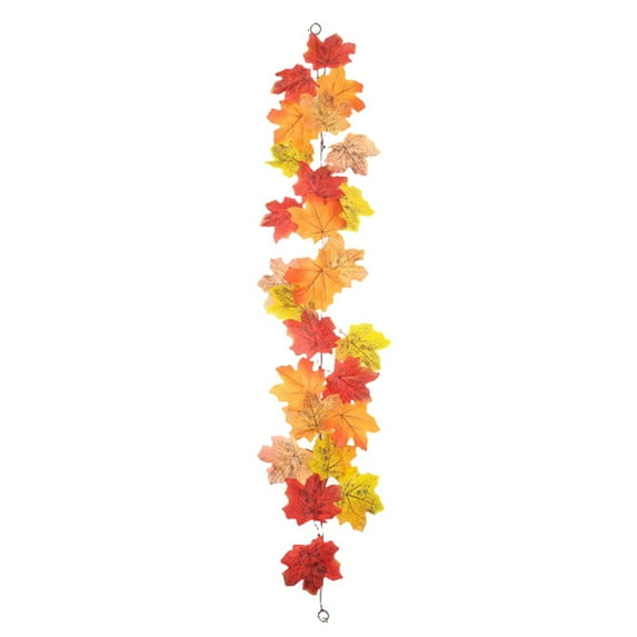 artificial flowers for outdoors, artificial flowers, Dienrx Fall Garland 40 Inch Realistic Fade Maple Leaves Garland Hanging Autumn Decorm for Thanksgiving Wedding Fireplace Decor Fall Leaves Garl