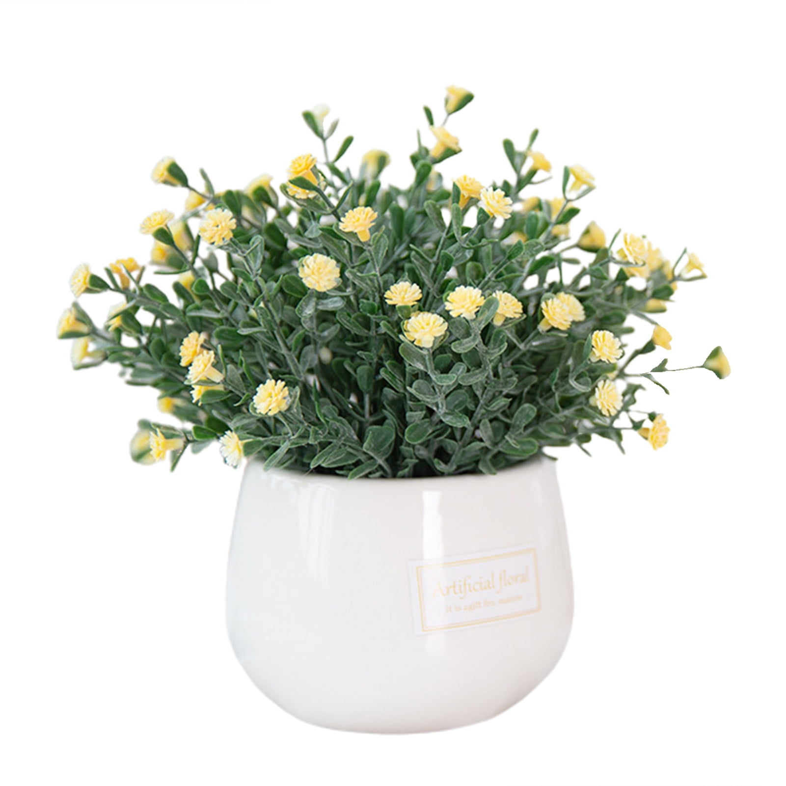 artificial flowers with pot real touch fake plants for wedding garland