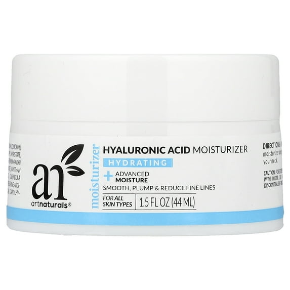 artnaturals Hyaluronic Acid Moisturizer, For All Skin Types, 1.5 fl oz (44 ml)