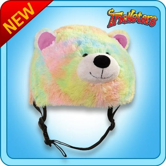 as seen on tv pillow pets trickster helmet rainbow bear toy gift