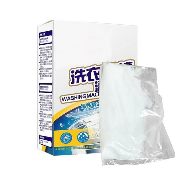 as show Fully Automatic Washing Machine Cleaner And Descaling Agent Deep Cleaning Formula For Drum Washers Removes Limescale #Vg50o