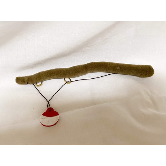 asdf 8 Plush Fishing Rod Soft Stuffed Replacement Clothing Accessory DIY Craft Project Collectible Cute New