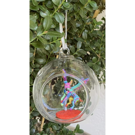 asdf Disney Coco Dog Dante alebrije Custom PVC Figure in Globe 4 Holiday Christmas Tree Ornament 2pcs Detachable