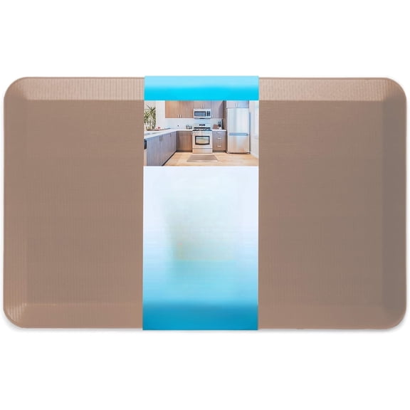 Asdfgh Anti Fatigue Floor Mat - 3/4 Inch Thick Cushioned Kitchen Mat, Non-Slip Waterproof Standing Desk Mat, Comfort Kitchen Rug for Home & Office