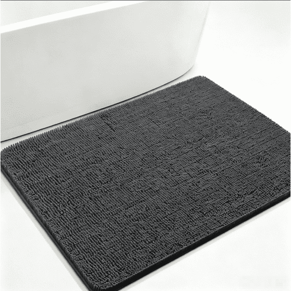 asdfgh Large Bathroom Rugs 40x32, Extra Soft Absorbent Chenille Bath Rugs, Rubber Backing Quick Dry, Machine Washable Bath Mats for Bathroom Floor,