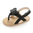 thumbnail image 1 of asdoklhq Baby Shoes,Infant Baby Girls Sandals Shoes Butterfly Causal Summer Newborn Flat Soft Shoes, 1 of 9