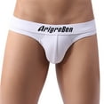 thumbnail image 1 of asdoklhq Beach Shorts for Men,Men's Underwear Swim Trunks Low-rise Smooth Men's Brief Swimming Briefs, 1 of 9