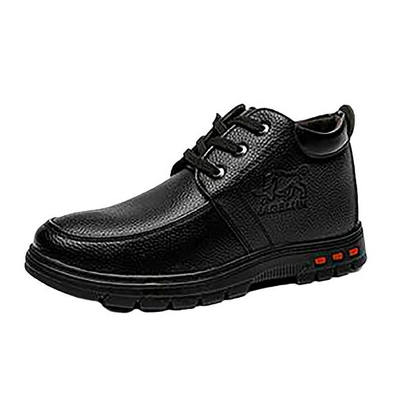 asdoklhq Casual Shoes for Men Under $25,Large Size Men's Winter Comfortable Plus Velvet Keep Warm Shoes