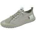 thumbnail image 1 of asdoklhq Casual Shoes for Men Under $25,Men's Umbrella Cloth Baotou Ice Silk Casual Shoes Canvas Sneakers, 1 of 9