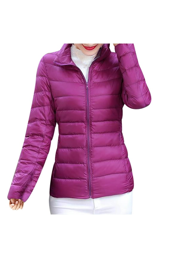 Coat for Women Clearance $2, Womens Coat Outwear Solid O-Neck Keep Warm Long Sleeve Ladies Tops