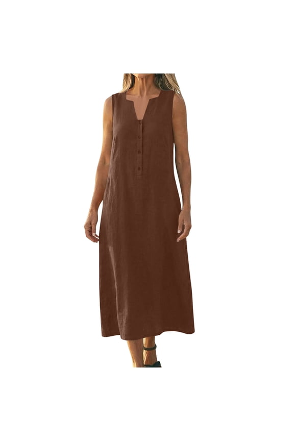 Dresses for Women Hoco Dresses Women's Spring and Summer Short Sleeved Solid Color Short Sleeved Mesh Splicing T-shirt Coffee 2X